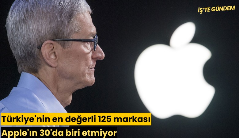 Türkiye'nin en değerli 125 markası Apple'ın 30'da biri etmiyor