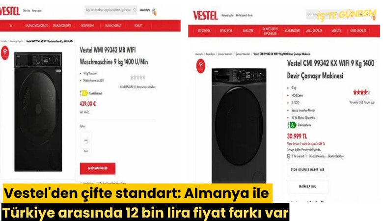 Vestel'den çifte standart: Almanya ile Türkiye arasında 12 bin lira fiyat farkı var