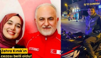 Zehra Kınık'ın cezası belli oldu!