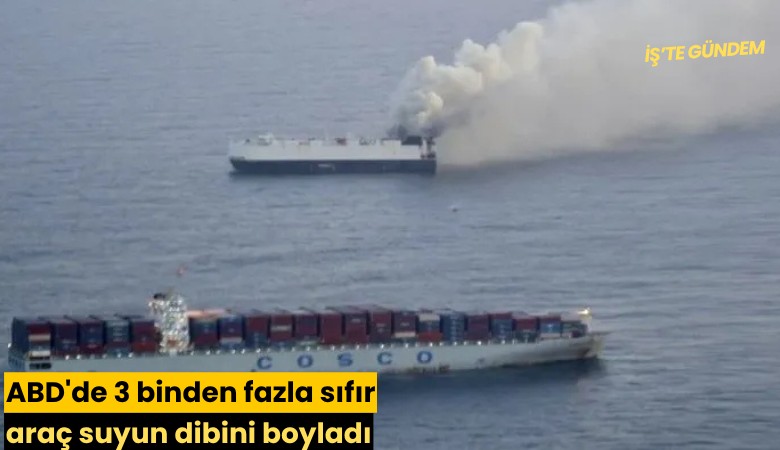ABD'de 3 binden fazla sıfır araç suyun dibini boyladı