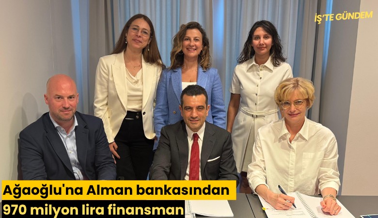 Ağaoğlu'na Alman bankasından 970 milyon lira finansman