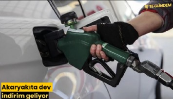 Akaryakıta dev indirim geliyor