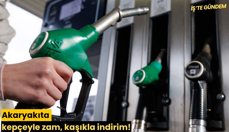 Akaryakıta kepçeyle zam, kaşıkla indirim!