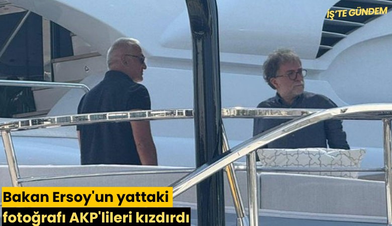Bakan Ersoy'un yattaki fotoğrafı AKP'lileri kızdırdı