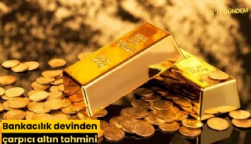 Bankacılık devinden çarpıcı altın tahmini