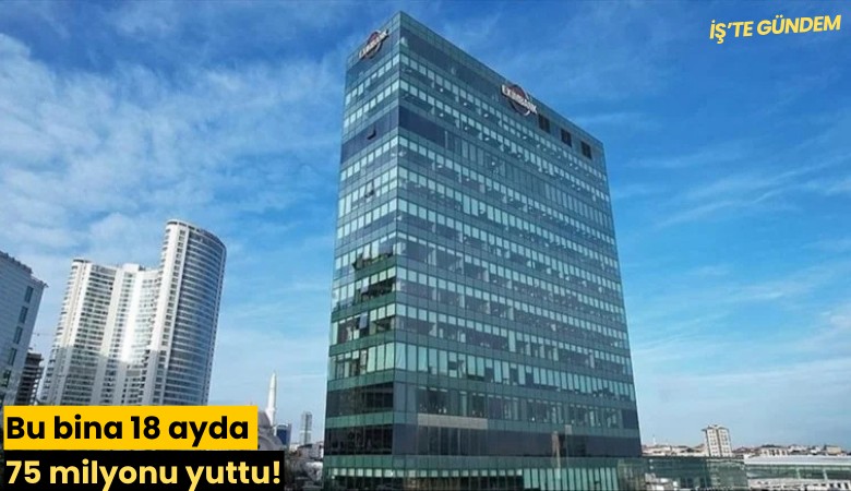 Bu bina 18 ayda 75 milyonu yuttu!