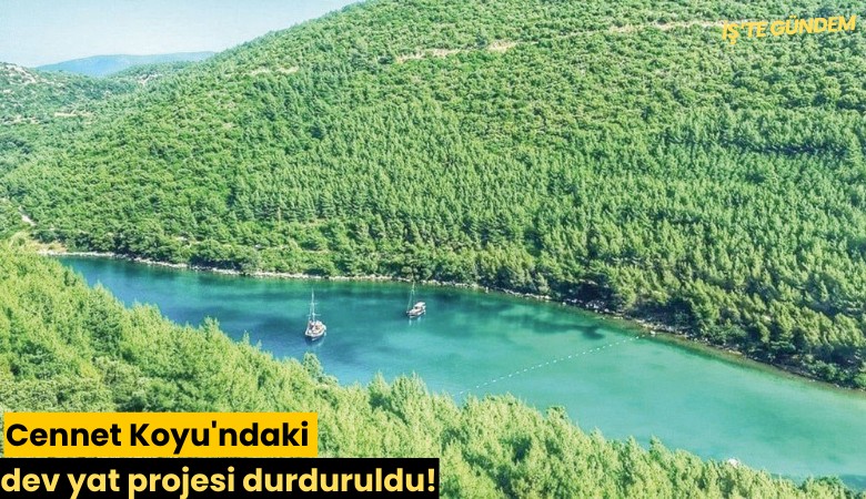 Cennet Koyu'ndaki dev yat projesi durduruldu!