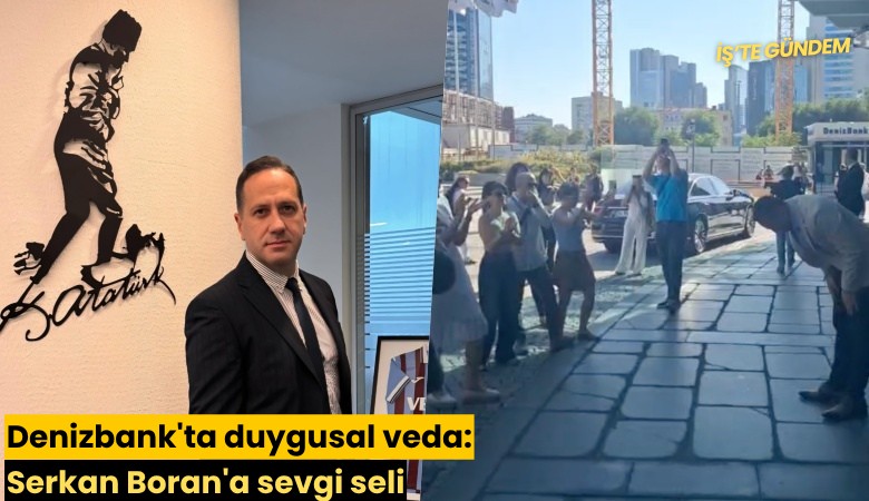 Denizbank'ta duygusal veda: Serkan Boran'a sevgi seli