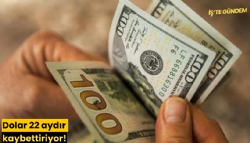 Dolar 22 aydır kaybettiriyor!