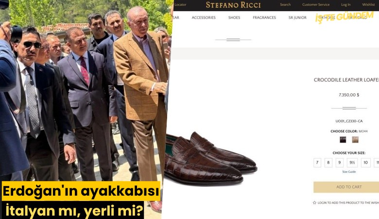 Erdoğan'ın ayakkabısı İtalyan mı, yerli mi?
