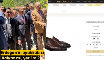Erdoğan'ın ayakkabısı İtalyan mı, yerli mi?