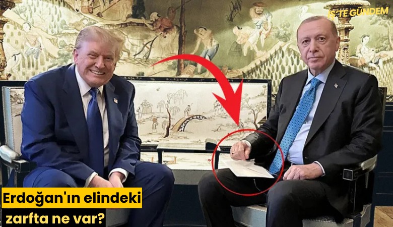Erdoğan'ın elindeki zarfta ne var?