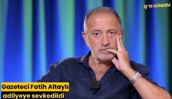 Gazeteci Fatih Altaylı adliyeye sevkedildi