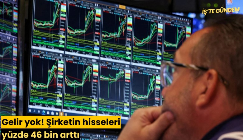 Gelir yok! Şirketin hisseleri yüzde 46 bin arttı