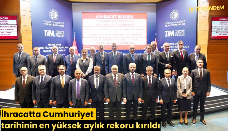 İhracatta Cumhuriyet tarihinin en yüksek aylık rekoru kırıldı