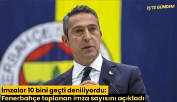 İmzalar 10 bini geçti deniliyordu: Fenerbahçe toplanan imza sayısını açıkladı