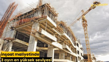 İnşaat maliyetinde 3 ayın en yüksek seviyesi