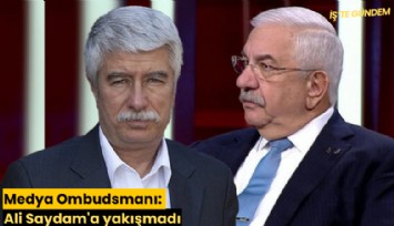 Medya Ombudsmanı: Ali Saydam'a yakışmadı