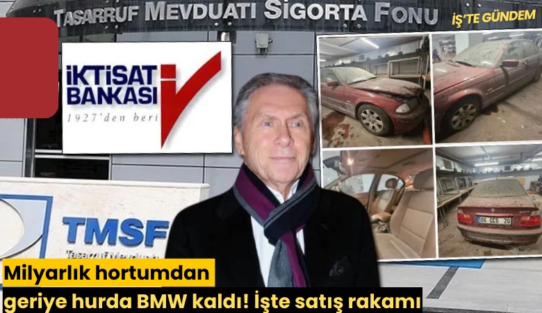 Milyarlık hortumdan geriye hurda BMW kaldı! İşte satış rakamı