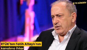 RTÜK'ten Fatih Altaylı'nın kanalına ihtar
