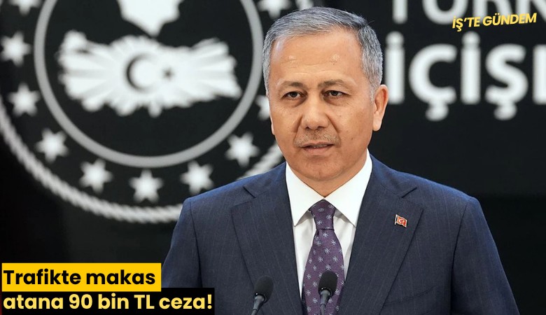 Trafikte makas atana 90 bin TL ceza!