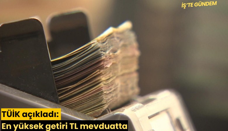 TÜİK açıkladı: En yüksek getiri TL mevduatta