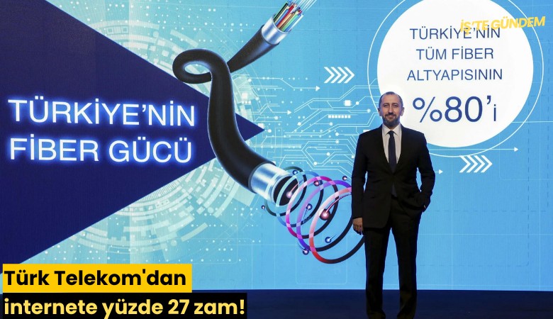 Türk Telekom'dan internete yüzde 27 zam!