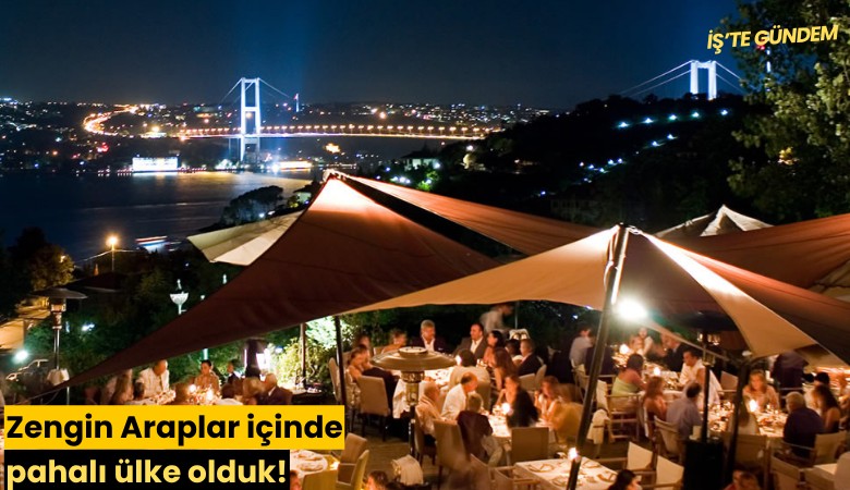 Zengin Araplar içinde pahalı ülke olduk!