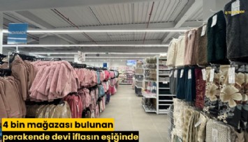 4 bin mağazası bulunan perakende devi iflasın eşiğinde