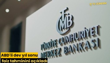 ABD'li dev yıl sonu faiz tahminini açıkladı