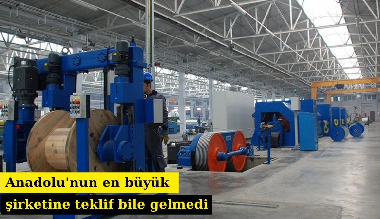 Anadolu'nun en büyük şirketine teklif bile gelmedi