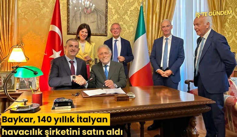 Baykar, 140 yıllık İtalyan havacılık şirketini satın aldı