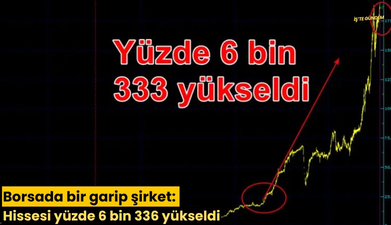 Borsada bir garip şirket: Hissesi yüzde 6 bin 336 yükseldi