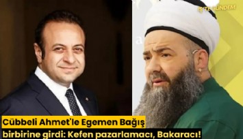 Cübbeli Ahmet'le Egemen Bağış birbirine girdi: Kefen pazarlamacı, Bakaracı!