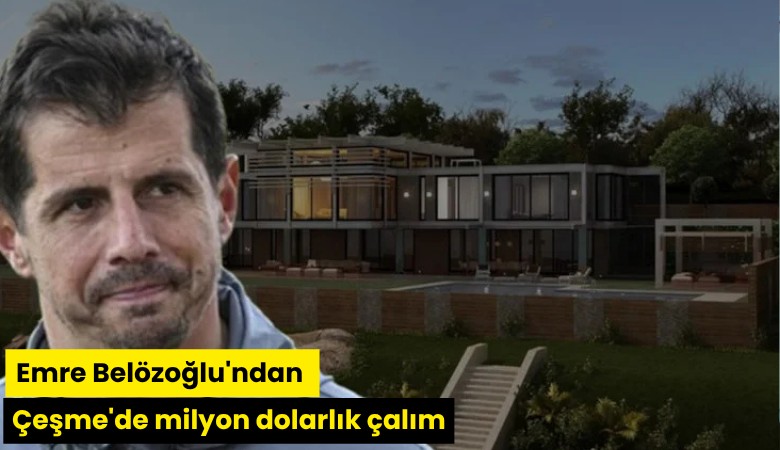 Emre Belözoğlu'ndan Çeşme'de milyon dolarlık çalım