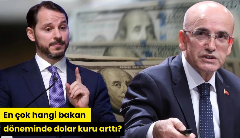En çok hangi bakan döneminde dolar kuru arttı?