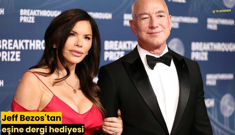 Jeff Bezos'tan eşine dergi hediyesi