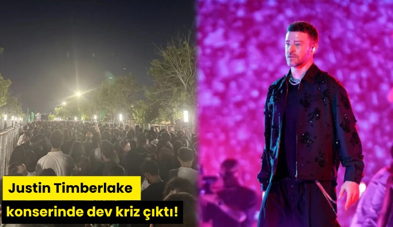Justin Timberlake konserinde dev kriz çıktı!