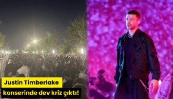 Justin Timberlake konserinde dev kriz çıktı!