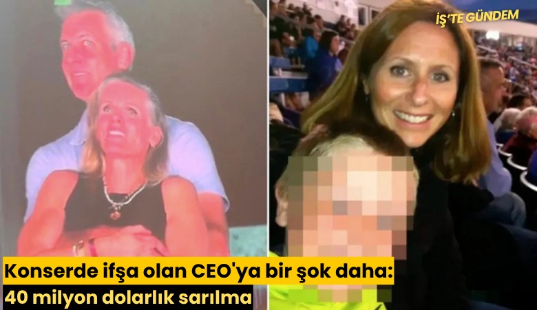Konserde ifşa olan CEO'ye bir şok daha: 40 milyon dolarlık sarılma