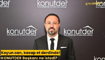 Koyun can, kasap et derdinde! KONUTDER Başkanı ne istedi?