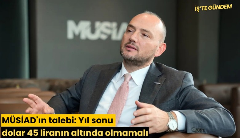 MÜSİAD'ın talebi: Yıl sonu dolar 45 liranın altında olmamalı
