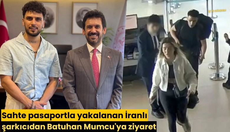Sahte pasaportla yakalanan İranlı şarkıcıdan Batuhan Mumcu'ya ziyaret