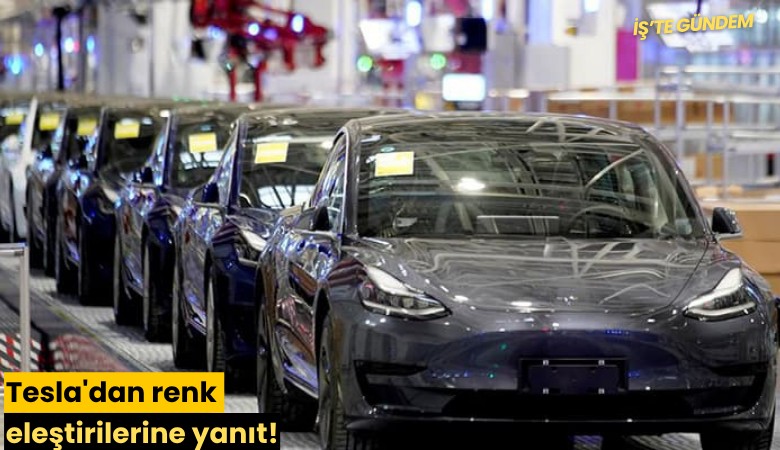 Tesla'dan renk eleştirilerine yanıt!