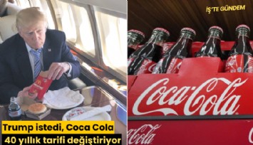 Trump istedi, Coca Cola 40 yıllık tarifi değiştiriyor