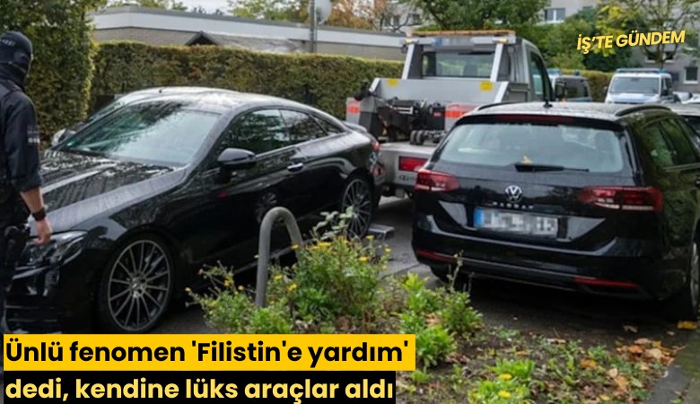 Ünlü fenomen 'Filistin'e yardım' dedi, kendine lüks araçlar aldı