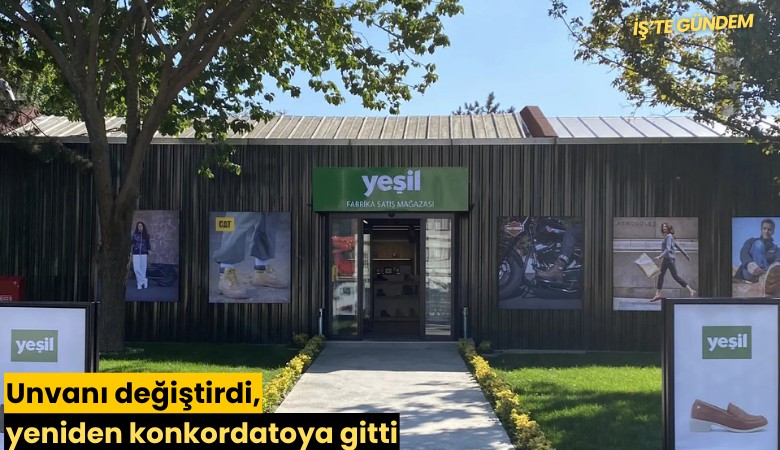 Unvanı değiştirdi, yeniden konkordatoya gitti