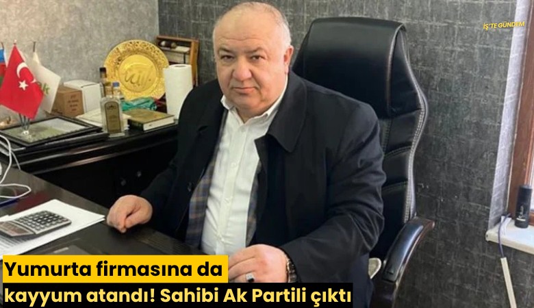 Yumurta firmasına da kayyum atandı! Sahibi Ak Partili çıktı