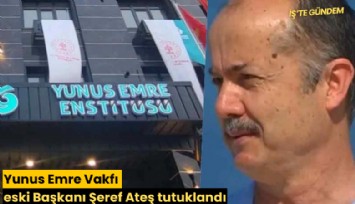 Yunus Emre Vakfı eski Başkanı Şeref Ateş tutuklandı