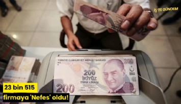 23 bin 515 firmaya 'Nefes' oldu!